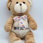 NASCAR Foundation Teddy Bear Plush Speediatrics Bow Toy Factory Jeep Beach 12"