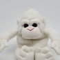 VINTAGE 1997 The 24K Company Plush Stuffed Animal White Ape Gorilla Monkey