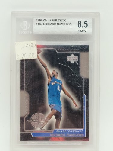 99-00 upper deck basketball beckett 8.5 NM-MT+