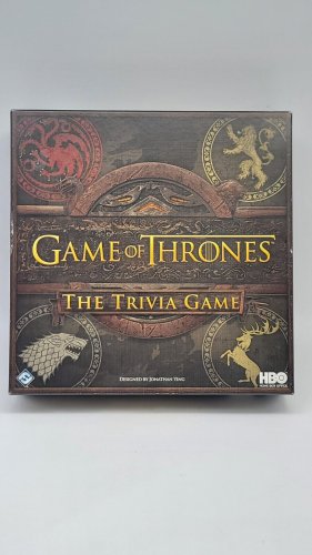 HBO Game of Thrones The Trivia Game Seasons 1-4 Fantasy Flight COMPLETE COUNTED