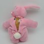1989 NABCO Muffy VanderBear Teddy Bear Pink Bunny 2pc Plush Easter Suit SEE PICS