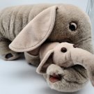 Animal Planet Elephant 18" Plush Mommy Wrinkle Baby Sprinkle Hang Tag Toys R Us