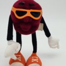 Vintage California Raisins 5"  Plush Doll Applause Sunglasses 1988