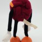 Vintage California Raisins 5" Plush Doll Applause Sunglasses 1988