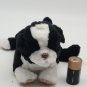 FurReal Friends Newborn Puppy Plush Interactive Toy Dog Black White 8" *TESTED*