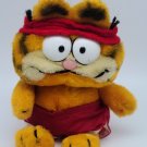 Vtg Garfield Plush 1978 1981 Red Running Jogging Workout
