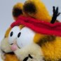 Vtg Garfield Plush 1978 1981 Red Running Jogging Workout