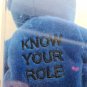VINTAGE WWE Attitude Bear THE ROCK New In Box With Collector Card #9065 of 13980