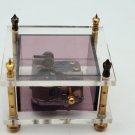 VTG WACO FUJI JAPAN WIND UP LUCITE MUSIC BOX  PLAYS “GODFATHER THEME”