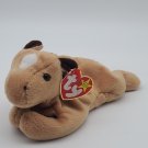 Ty Beanie Baby Derby the Horse 8" Beanbag Plush Tan Brown Yarn Mane 1995 W/Tag