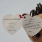 Ty Beanie Baby Derby the Horse 8" Beanbag Plush Tan Brown Yarn Mane 1995 W/Tag