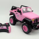 Jada Toys GIRLMAZING (96991) Big Foot Jeep R/C Vehicle 1:16 Scale - Pink