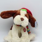 Christmas Singing Puppy Animated Ears Flapping Plush Dog Holiday Xmas Pup CLEAN