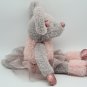 Dan Dee Ballerina Mouse Plush 16" Sitting Stuffed Animal Glitter Doll