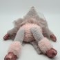Dan Dee Ballerina Mouse Plush 16" Sitting Stuffed Animal Glitter Doll