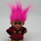 Russ Vintage 5” Troll Doll Scuba Diver Pink Hair