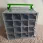 Minecraft Mini Figure Collector Case Storage Display Cube Box Gray 2014 Mattel