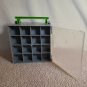 Minecraft Mini Figure Collector Case Storage Display Cube Box Gray 2014 Mattel