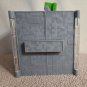 Minecraft Mini Figure Collector Case Storage Display Cube Box Gray 2014 Mattel