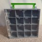 Minecraft Mini Figure Collector Case Storage Display Cube Box Gray 2014 Mattel