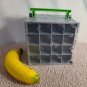Minecraft Mini Figure Collector Case Storage Display Cube Box Gray 2014 Mattel
