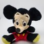Vintage Mickey Mouse Plush Classic Walt Disney World Disneyland  1977