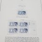 Vintage John F. Kennedy World Wide Memorial Stamp Album Binder w/ 100+  Stamps