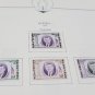 Vintage John F. Kennedy World Wide Memorial Stamp Album Binder w/ 100+  Stamps