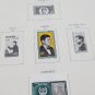 Vintage John F. Kennedy World Wide Memorial Stamp Album Binder w/ 100+  Stamps