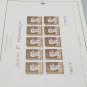 Vintage John F. Kennedy World Wide Memorial Stamp Album Binder w/ 100+  Stamps