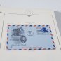 Vintage John F. Kennedy World Wide Memorial Stamp Album Binder w/ 100+  Stamps