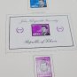 Vintage John F. Kennedy World Wide Memorial Stamp Album Binder w/ 100+  Stamps