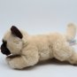 SIAMESE CAT TOYS R US ANIMAL ALLEY Tan Brown Kitty 10" Plush *CLEAN*