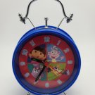 Dora the Explorer Jumbo Twin Bell Alarm Clock Viacom *WORKING*