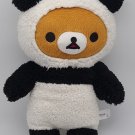 Rilakkuma Panda Plush Bear 15'' with Zipper on Back Round 1 UFO Catcher CLEAN