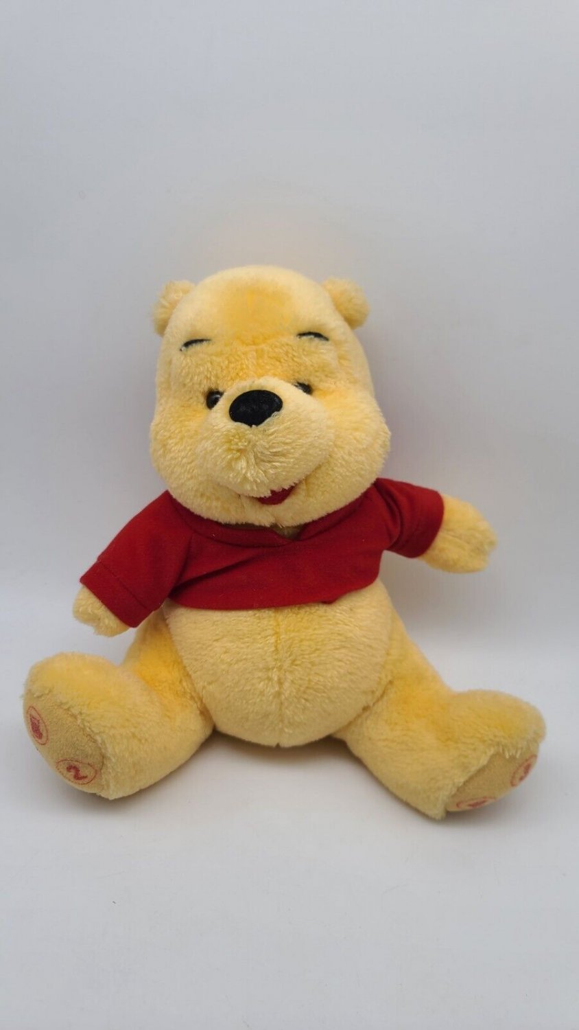 Disney Winnie The Pooh Talks Teaches Counting Interactive Plush Bear 10 ...