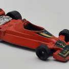 VINTAGE UNBRANDED 1970s ORANGE #22 BLACK WIDOW FORMULA RACE CAR 1:64 HONG KONG