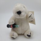 Coca Cola Vintage 1996 Polar Bear 6 1/2" Tall Plush Toy