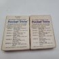 Vtg 1984 Hoyle Pocket Trivia Card Games  Political/Movie