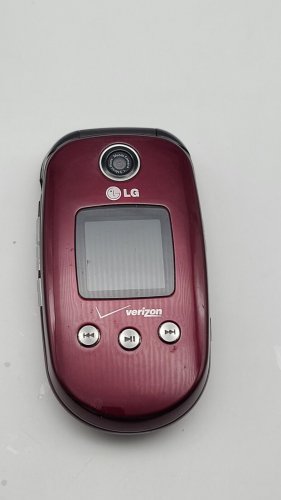 LG VX8350 - Red and Black ( Verizon ) Cellular Flip Phone UNTESTED / AS-IS