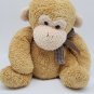 Medium-Sized Tan Monkey Plush w/ Bow Tie FAO Schwarz CLEAN
