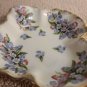 Royal Crown Blue Floral Candy Dish 3390