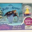 Disney Princess Belle to the Rescue Book and Glitter Snow Globe