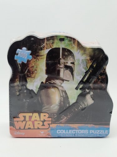 Disney Star Wars The Mandalorian Boba Fett Puzzle w/ Tin 1000 Pcs *SEALED*