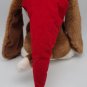 Vintage Kris Santa Puppy Dog Christmas Holiday Applause Plush Stuffed Animal