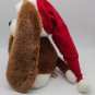 Vintage Kris Santa Puppy Dog Christmas Holiday Applause Plush Stuffed Animal