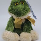 12" CIRCO TARGET BABY GREEN FROG YELLOW W/ BOW STUFFED ANIMAL PLUSH TOY LOVEY