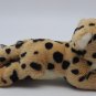 Gund Telus Leopard Cat  Plush and Beans 4" tall x 7.5" L