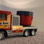 Nylint Metal Muscle Top Spot Red Truck w/Movable Spot Light Pressed Steel -WORKS