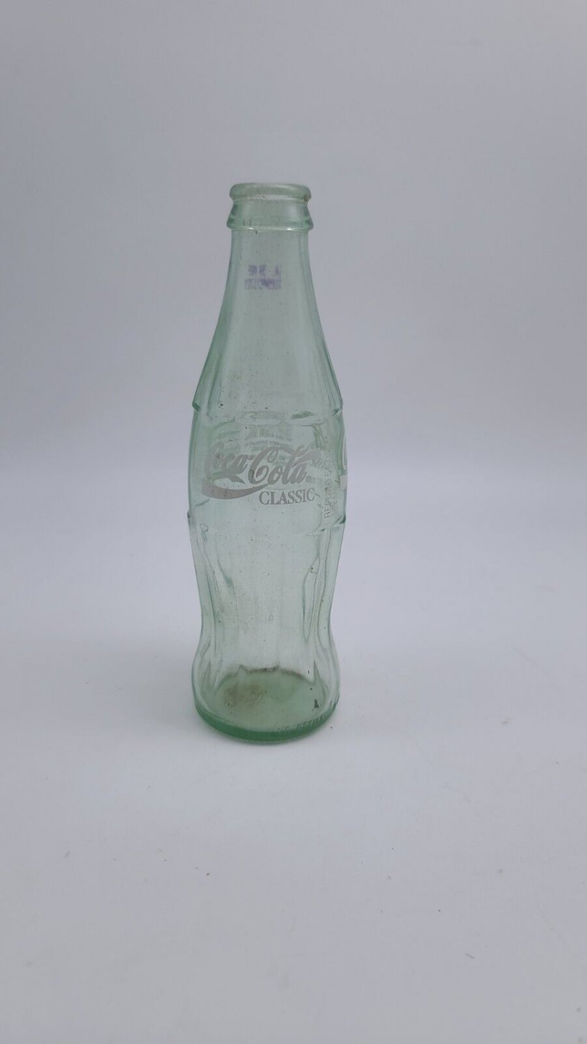 Vtg 1980s Coca Cola Classic Coke Bottles 8oz